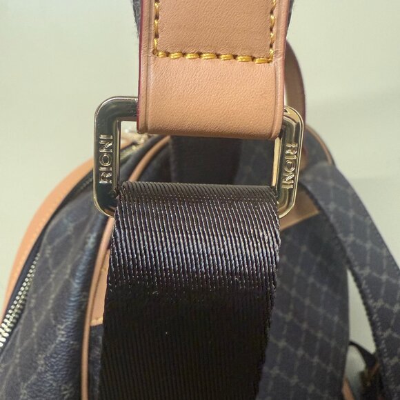 Rioni Signature (Brown) Leather Round Dome Backpack ST- 20286 main image 11